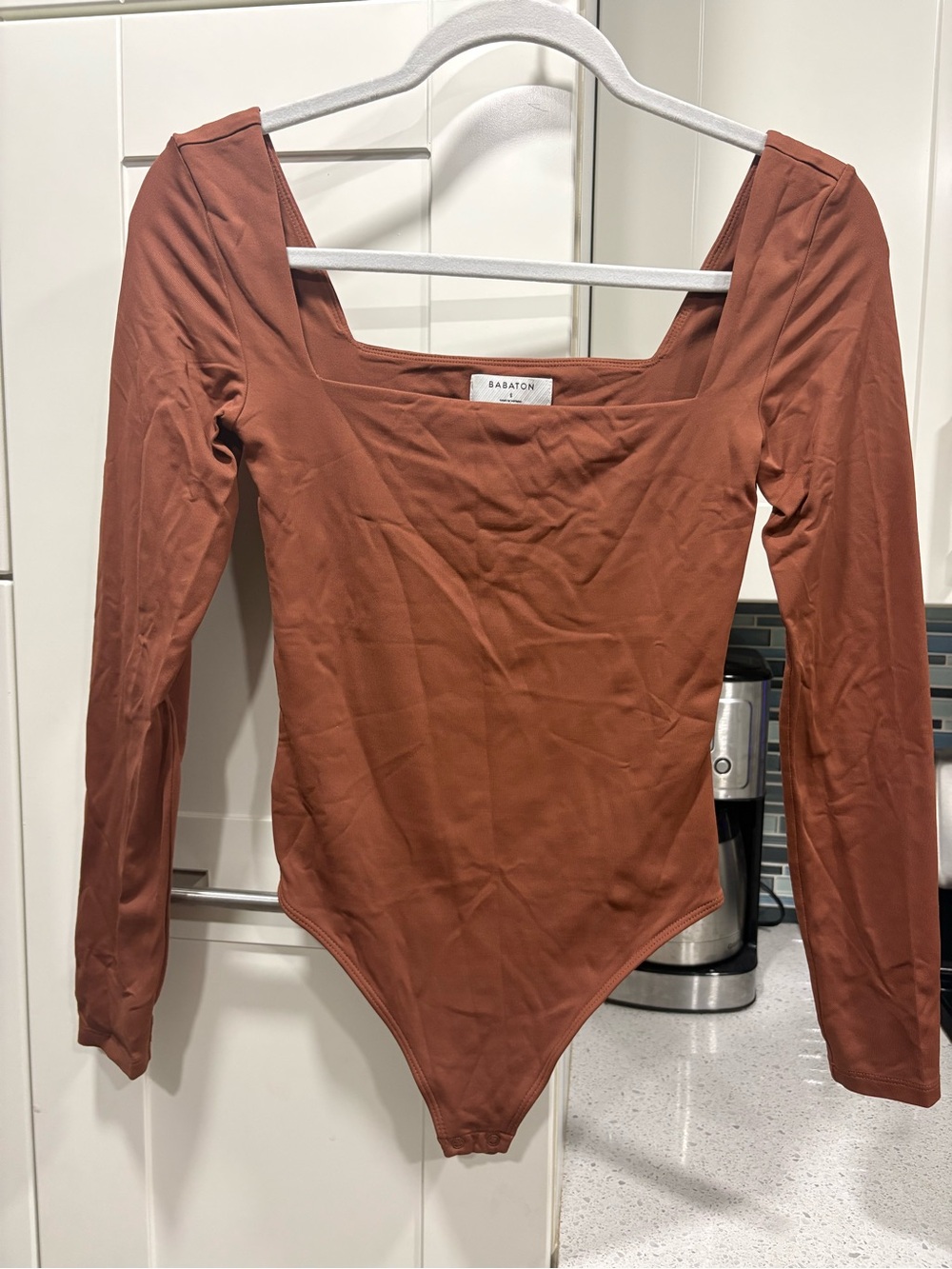 Aritzia Babaton Contour Squareneck Longsleeve Bodysuit